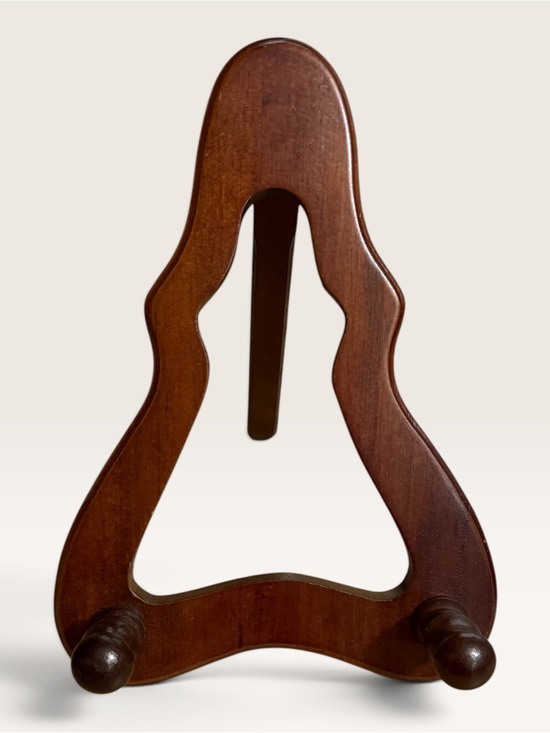 Van Hygan & Smythe Other - Vintage Van Hygan & Smythe Wooden Plate Display Easel